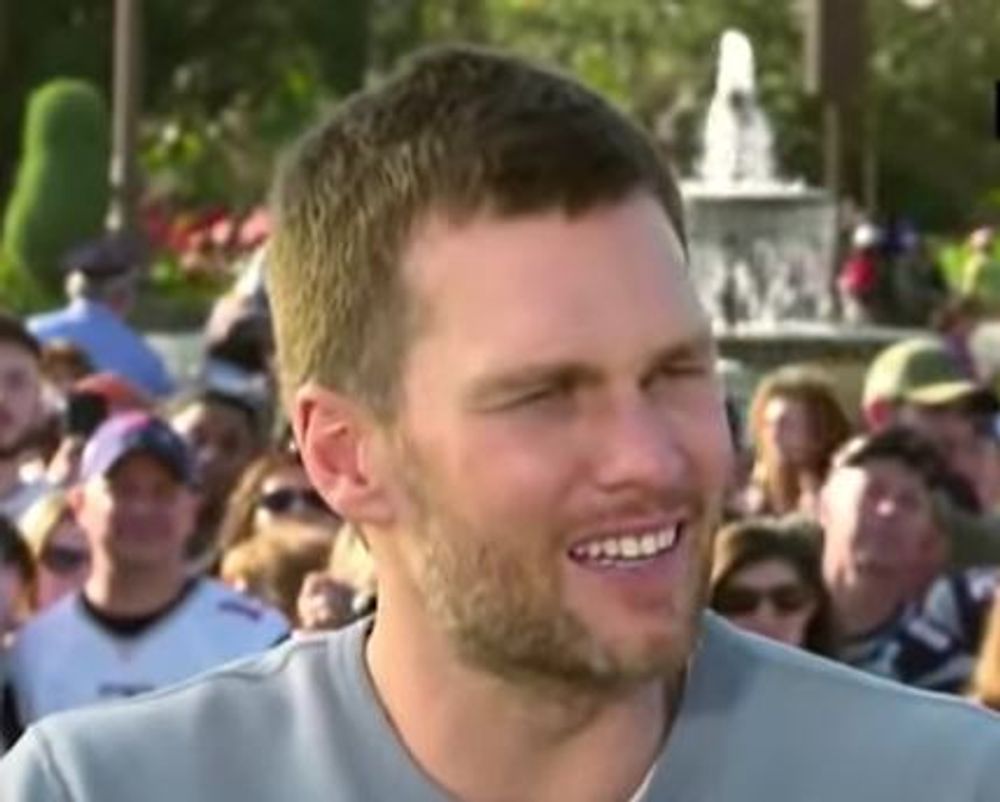 Tom Brady and Tom Brady's hat had a big time at the Kentucky Derby