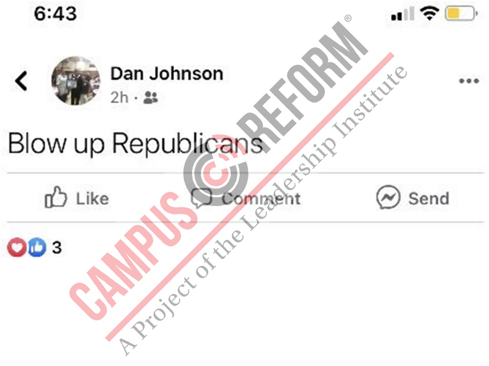 UNCW professor: 'Blow Up Republicans' FB post was an attempt to 'blow off steam'