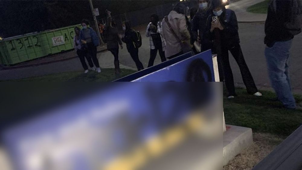 ‘F**k 12’: Anti-cop protestors vandalize their campus