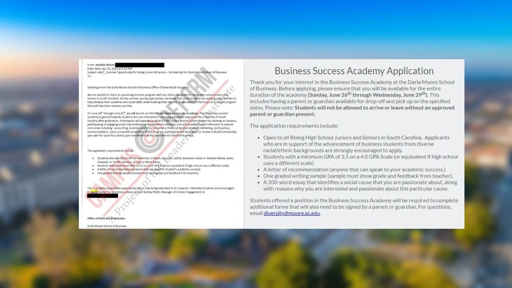 UPDATE: University removes application's race requirement following news report