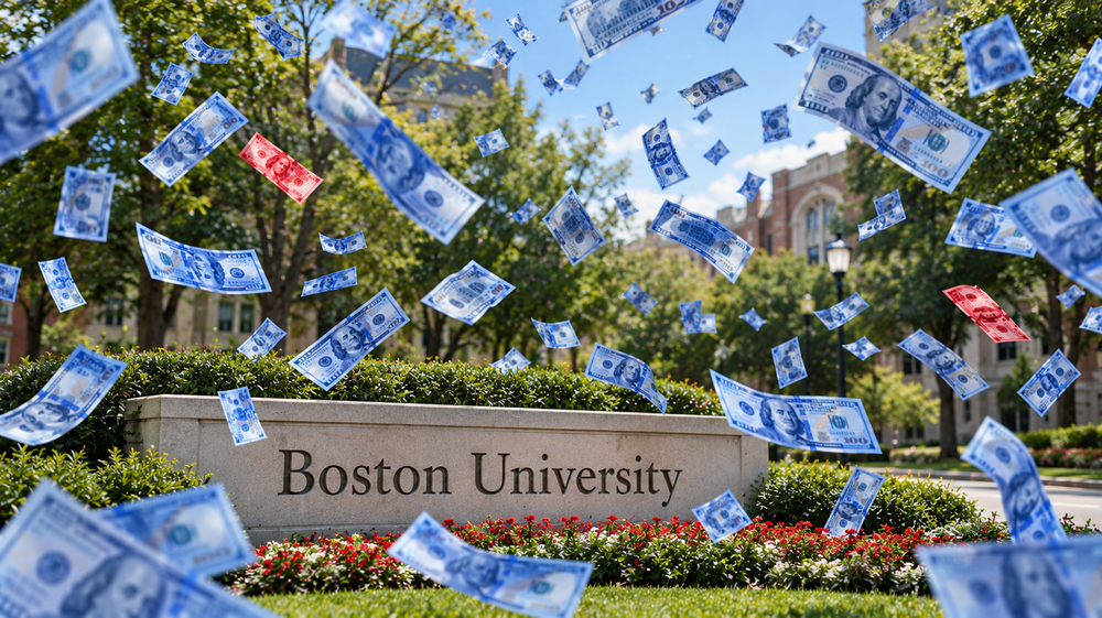 98.5% of political donations from Boston University faculty members went to left-wing candidates